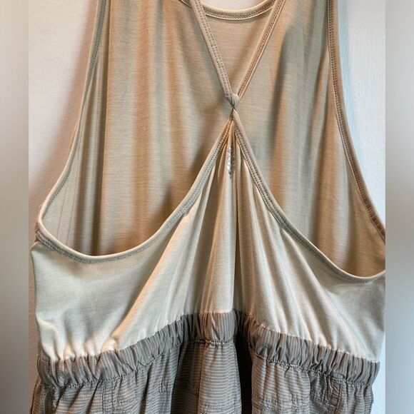 Free People Movement Back Packer Jumpsuit Muted Beige Size Med. NWT - Picture 8 of 11